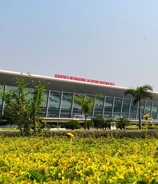 Aeroporto grama